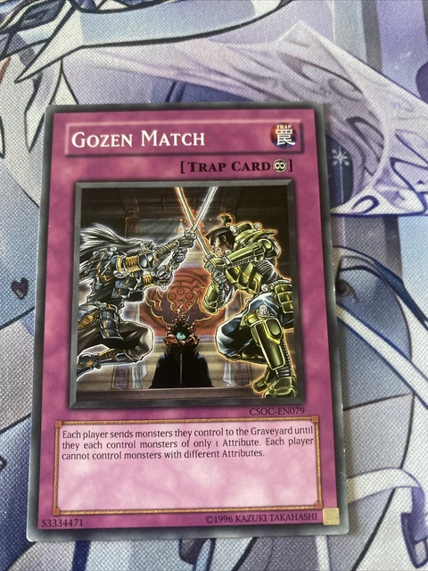 CSOC-EN079 Gozen Match Common Unlimited Edition YuGiOh Card Light Play