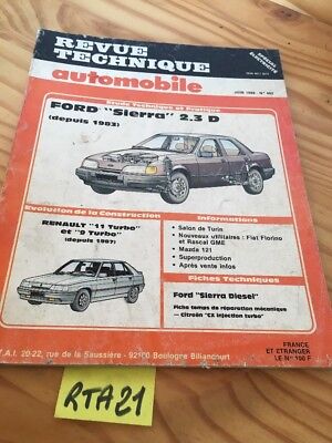 Ford Sierra Tipi Revisione Tecnica Automobile Carrozzeria Rtc Edizione 1983 