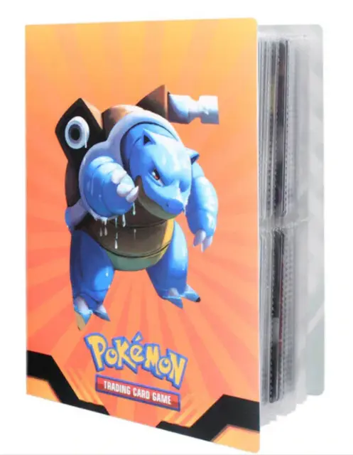 Pokemon Turtok Blastoise Sammelalbum Heft Ordner Mappe Für 240 Karten 30 Seiten