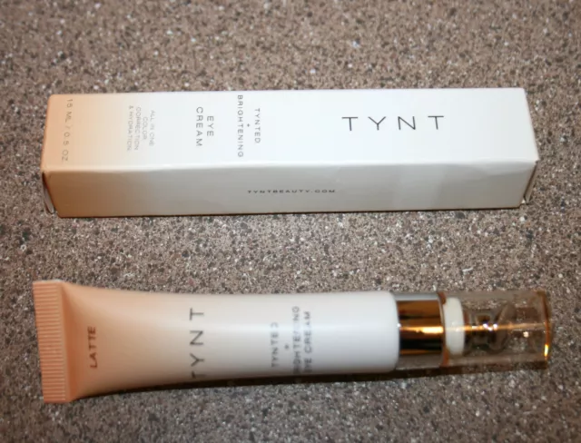 Crema corrector de ojos tintado TYNT Tynted LATTE 15 ml / 0,5 oz tamaño completo