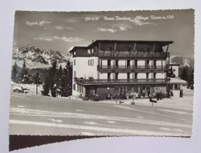 Cartolina Monte Bondone - Albergo Vason 1960 ca
