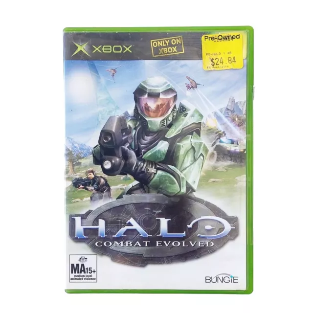 Vintage 2002 Microsoft Xbox X-Box Halo Combat Video Game PAL 1-4 Playe –  TwistedToys