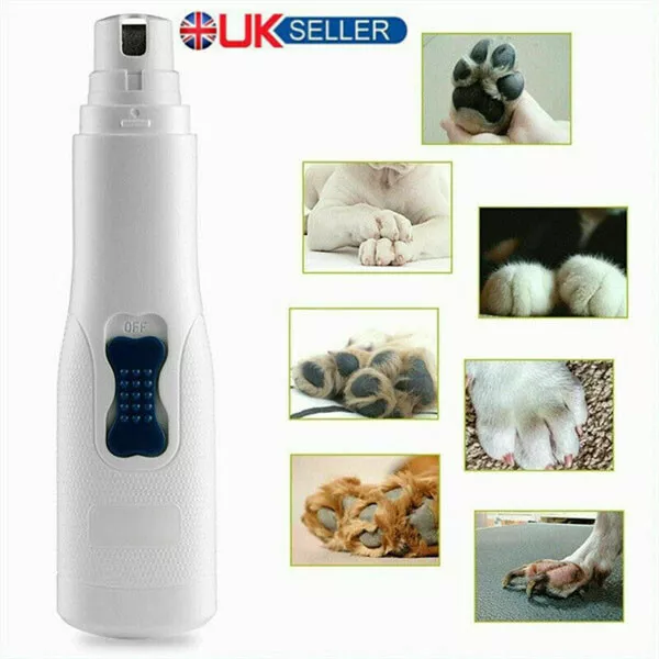 Electric Pet Nail Grinder Safe Claw Grooming Trimmer Dog Cat Paws Clipper Tools 2