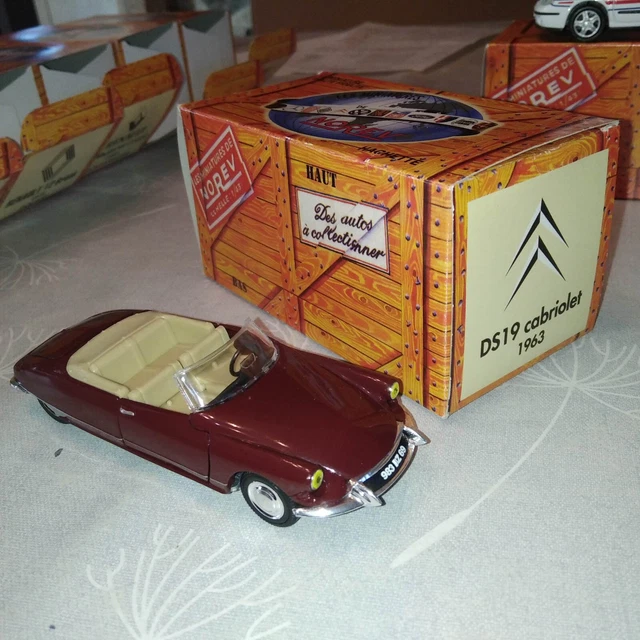 CITROËN DS 19 ☀️ Décapotable 1/43 Universal Hobbies 📑 Fascicules inclus
