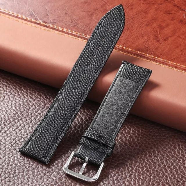 Leather Watch Band 18/20/22/24mm Wrist Strap Replacement Belt Bracelet 2