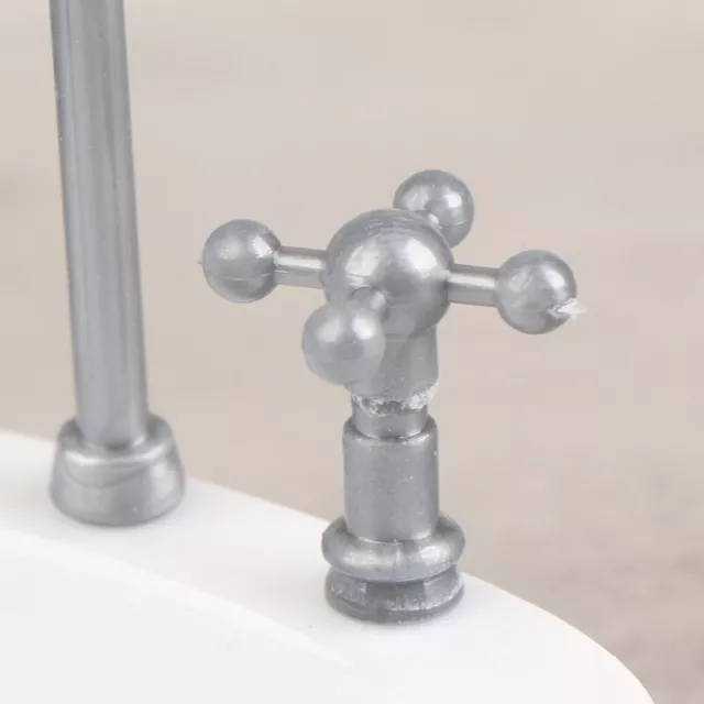 Mini Wash Basin Sink Simulation for Doll House Miniature Bathroom Supplies F1
