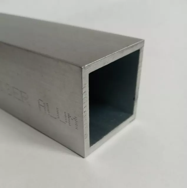 1-1/2" X 1-1/2" X 1/8" wall 6061 T6 aluminum square tube 12" long