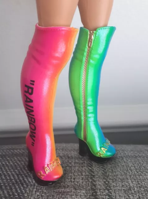 Rainbow High Dolls Clothes Avery Styles Fashion Studio Fab Rainbow Boots!!