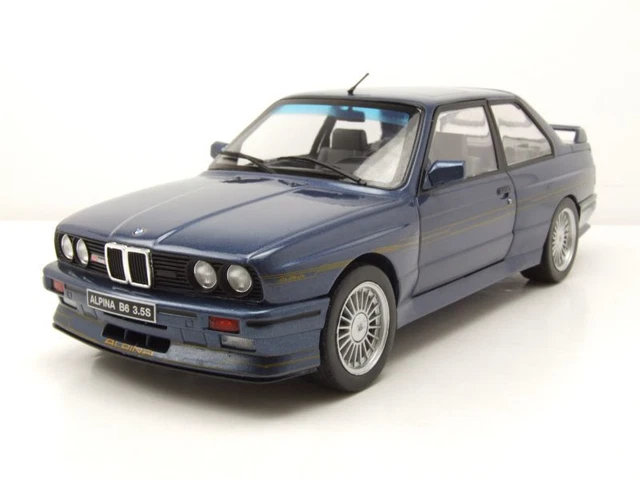 BMW Alpina B6 3,5S 1990 Bleu Maquette de Voiture 1:18 Solido