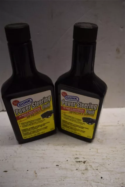 2x Bottles 12fl oz Gunk Power Steering Fluid M2714H - C12