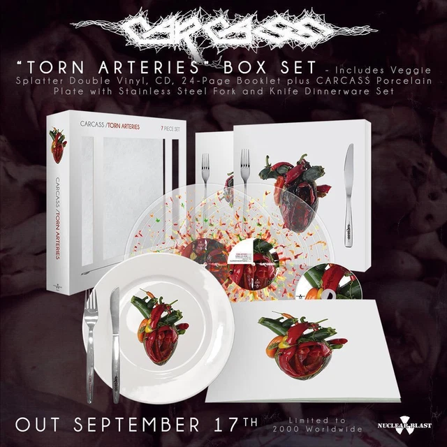 Not Released In Japan Carcass Torn Arteries Limited Box Set