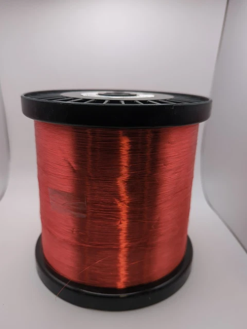 34 AWG 15 lbs. Elektrisola PN155 Single Enamel Coated Copper Magnet Wire 0.173