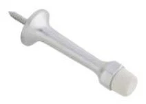 Ives 64B Nickel 3 1/4" Projection Baseboard Door Stop