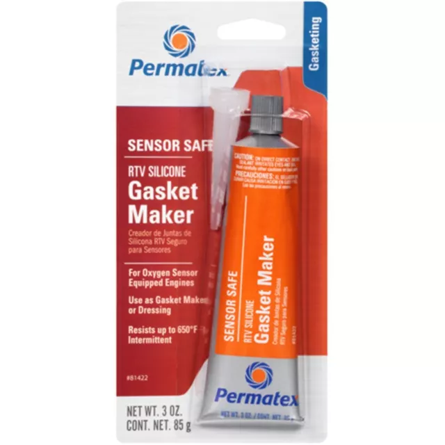 Permatex Sensor Safe High-Temp Rtv Silcone Gasket Maker 85G - 81422