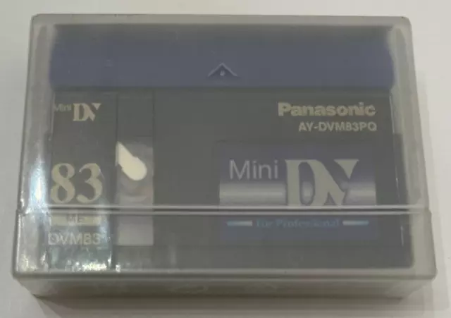 Casete Panasonic DVM83 Mini DV Cinta AY-DVM83PQ Totalmente Nuevo Hecho en Japón