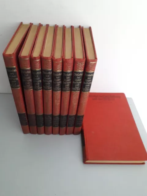 Konvolut: Bibliothek der Unterhaltung und des Wissens ( 9 Bände). Jahrgang 1930