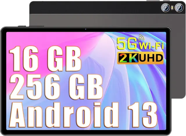 SEBBE TABLET 11 Pollici Android 13 Tablets, 16GB RAM 256GB ROM (TF 1TB),2K  Scher EUR 206,30 - PicClick IT