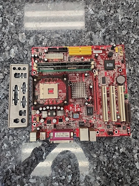 MICRO-STAR MS-6540 MOTHERBOARD With I/O Shield and DDR4 RAM