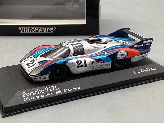 Porsche 917 LH n° 21 24h du Mans 1971 trials 1/43 Minichamps 430716721