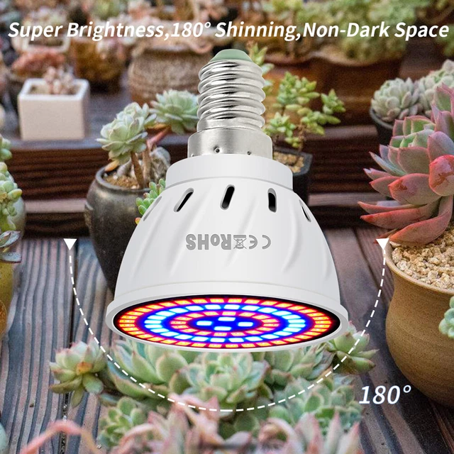 (24)E27 LED Plant Growth Lamp Greenhouse Grow Light For Indoor Plant Seedlings