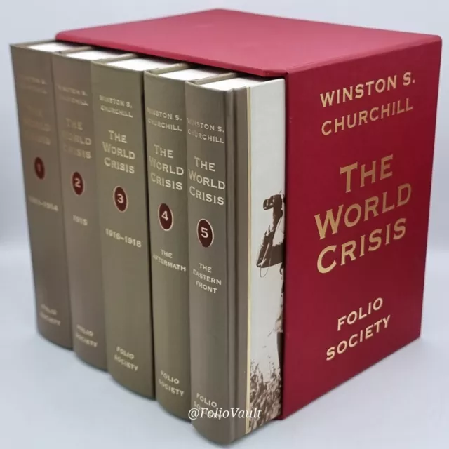 The World Crisis (5 vol) - Winston Churchill - Folio Society - 2007 1st ed - VGC