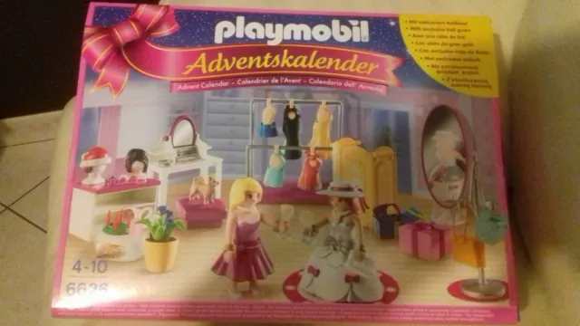 PLAYMOBIL CALENDRIER DE L'AVENT RARE 6626 la loge de l'artiste CADEAU