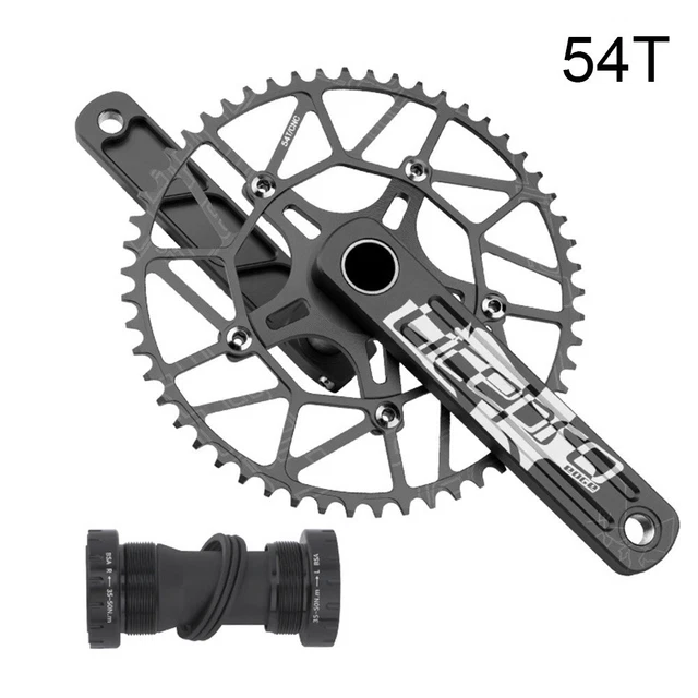 Pédalier VTT PLATTBK 104 BCD - Manivelle 170mm Avec Boîtier De Pédalier - Compatible Vélo Route & Montagne