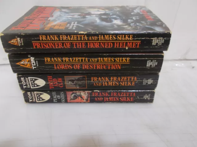 Frank Frazetta's Death Dealer ~ Book 1 2 3 4 ~ Good/VG paperbacks ~ Free S&H