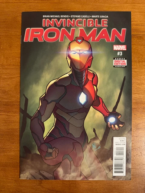 Marvel Comics, The Invincible Iron Man 3 (2017). 1st App Riri in Ironheart Armor