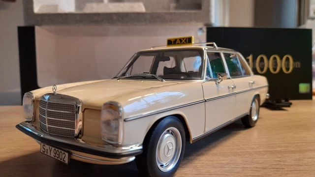Miniature Voiture de 1968 couleur Noir – MERCEDES 200 Taxi NOREV NOREV183776