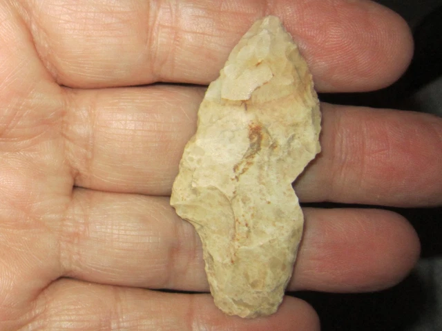 Well Used Authentic Missouri Stemmed Knife Nice Artifact Spear Arrowhead Tool