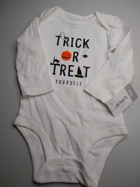 Carter's - Halloween One-Piece Pajama - Infant - 12M - White