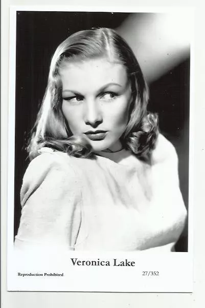 (B1) Veronica Lake Swiftsure Photo Postcard (27/352) Filmstar Pin Up Glamor