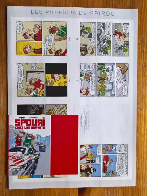 Supplément au Journal de Spirou n° 4423 - mini-récit Spouri chez les Survets