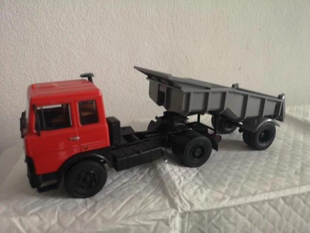 Brekina 55303 - Rimorchio Gommato Stradale Con Carico Container Aperto Db H0 - Foto 11