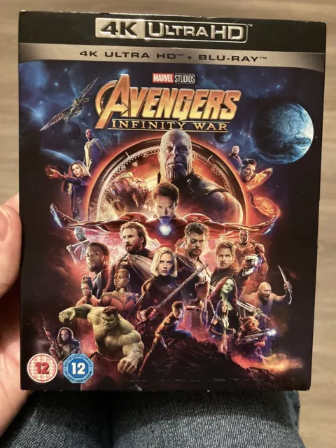 Avengers Infinity War 4k ultra HD + Blu-ray