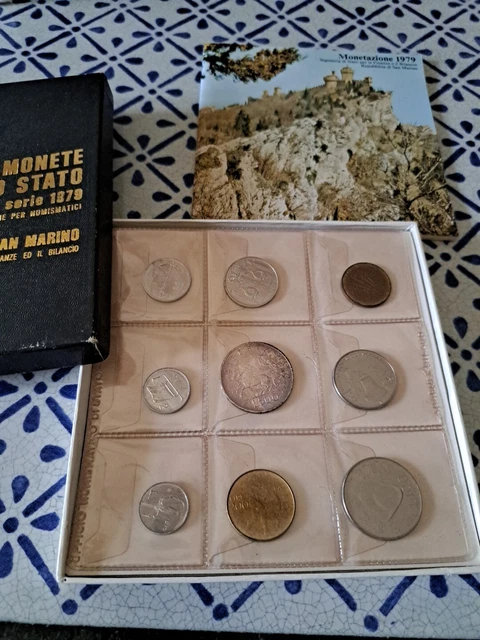 Repubblica San Marino-Monete dello Stato - Confezione per Numismatici 1979 L 57