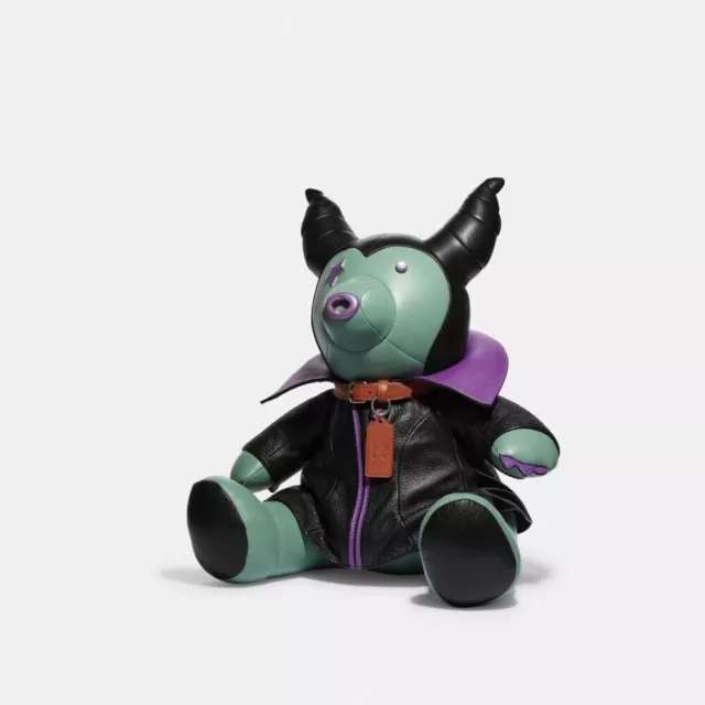 Coach x Disney Villains Maleficent Collectible Bear Plush - NEW