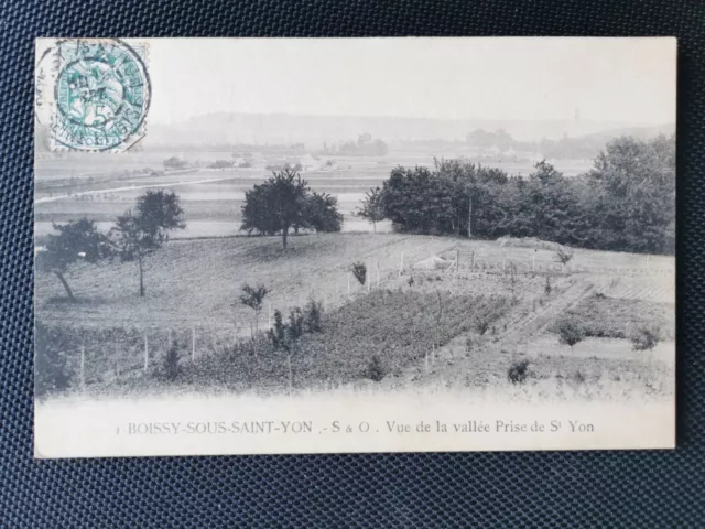 CPA 91 BOISSY-SOUS-SAINT-YON - Vue de la Vallée Prise de ST-YON