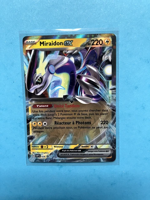 Carte Pokémon Miraidon Ex SVP028 – Double Rare (RR) – Écarlate Et Violet – Promo Neuve Et Authentique