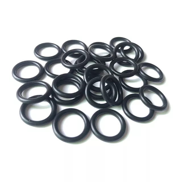 50 Pcs 19mm x 24mm x 2.5mm Flexible Rubber O-Ring Washers = 8p each