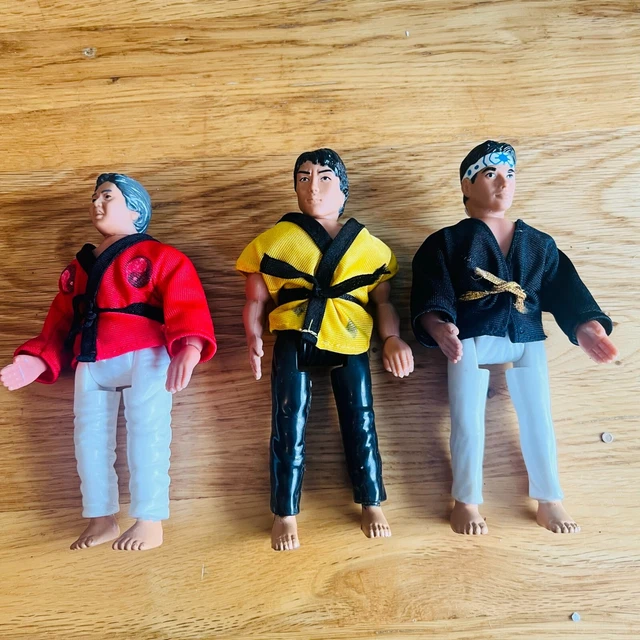 1986 VINTAGE REMCO Karate Kid Action Figures Daniel Sato Chozen Rare £