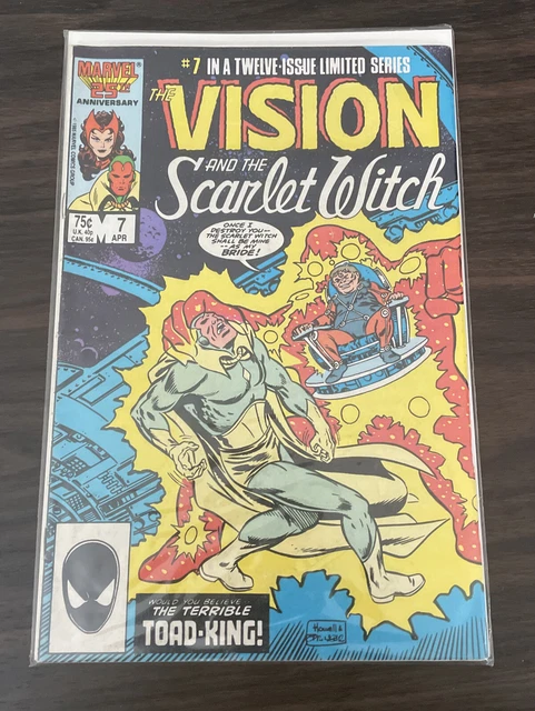 THE VISION AND the Scarlet Witch #7 1986 Marvel Comics lire desc. EUR 7 ...