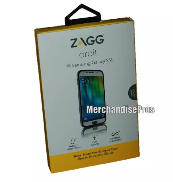 Étui Smartphone Zagg Orbite Samsung Galaxy S6 Noir Protection Contre Les Chocs Neuf 2