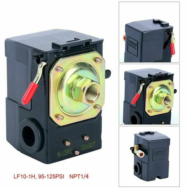 AIR COMPRESSOR PRESSURE Switch Control 95125 PSI H/D Pressure switch w