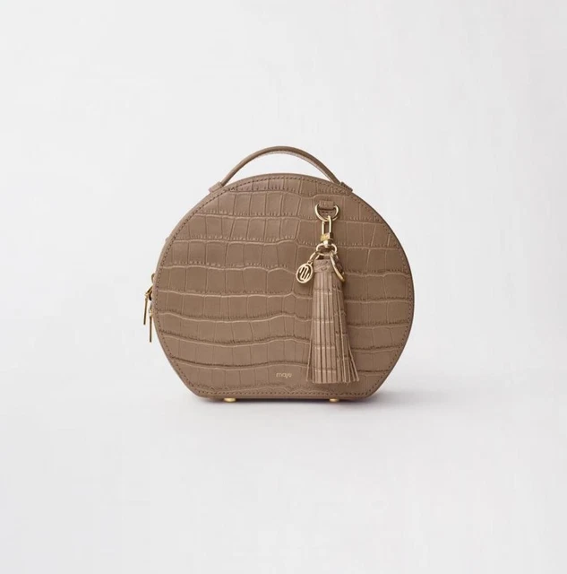 SAC À BANDOULIÈRE en cuir façon croco MAJE neuf EUR 159,00