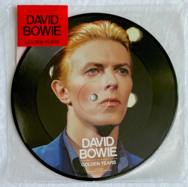 DAVID BOWIE -GOLDEN Years- Rare UK 40th Anniversary 7” Picture Disc ...