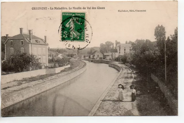 CHAUMONT - Haute Marne - CPA 52 - " Commerce " - le moulin du val des choux