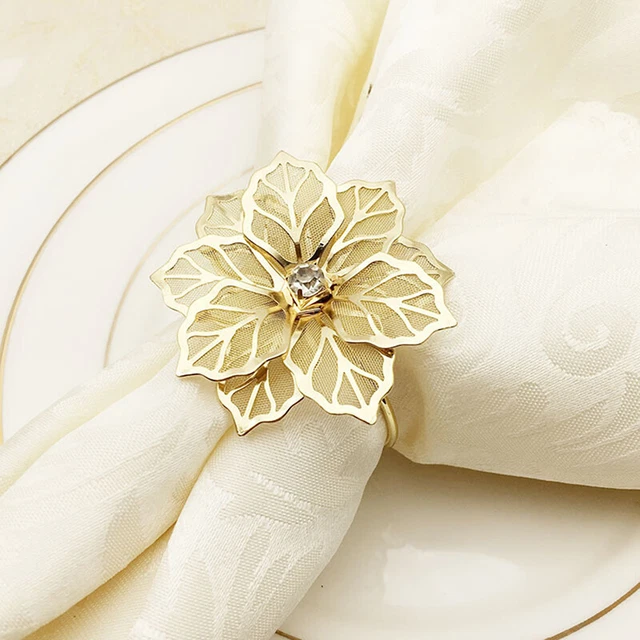 Moda Acero Inoxidable Toalla Serpiente Anillo Mesa Decoración Servilleta Anillos Na'yg