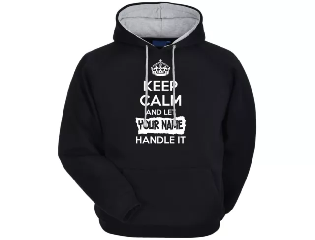 Keep Calm Let ""Your Name"" Griffle It personalisierter Premium Unisex Hoodie (6 Farben